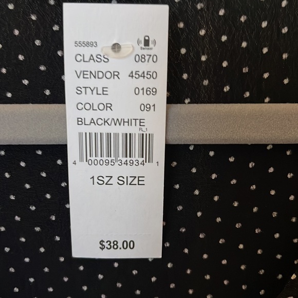 Pacsun- 1 size, Black polkadot dress - Picture 3 of 3